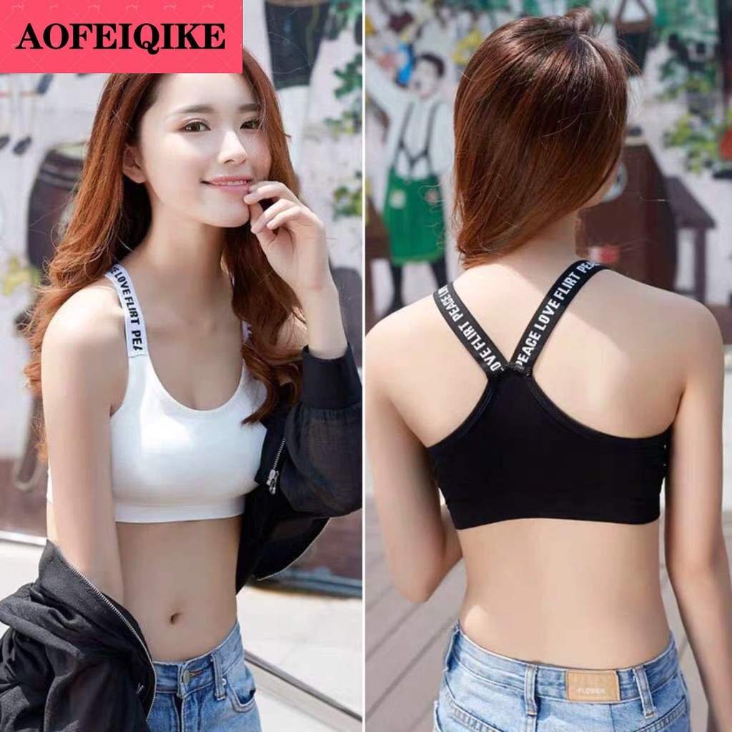 Underwire Bra Padded - Atasan Bra seksi 40-65kg Bra olahraga