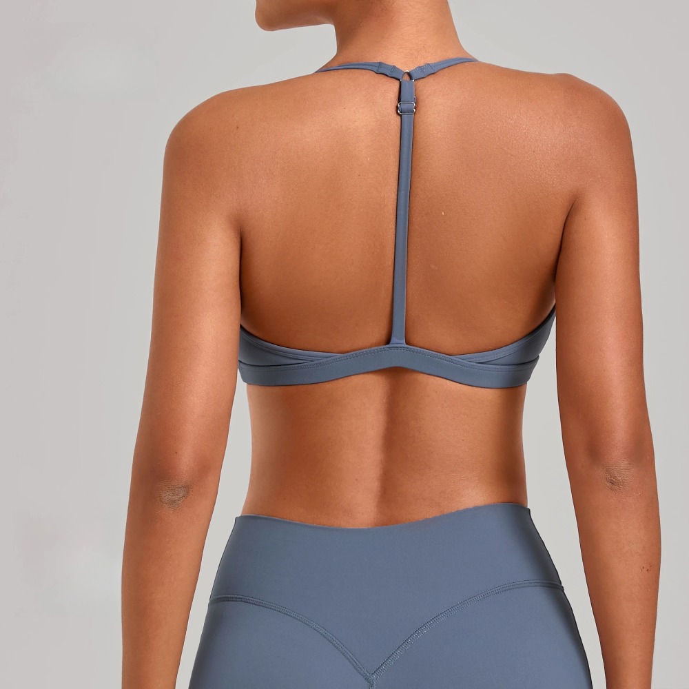 Sports Bra Racerback - Baju Olahraga Gym Fitness Top Tali