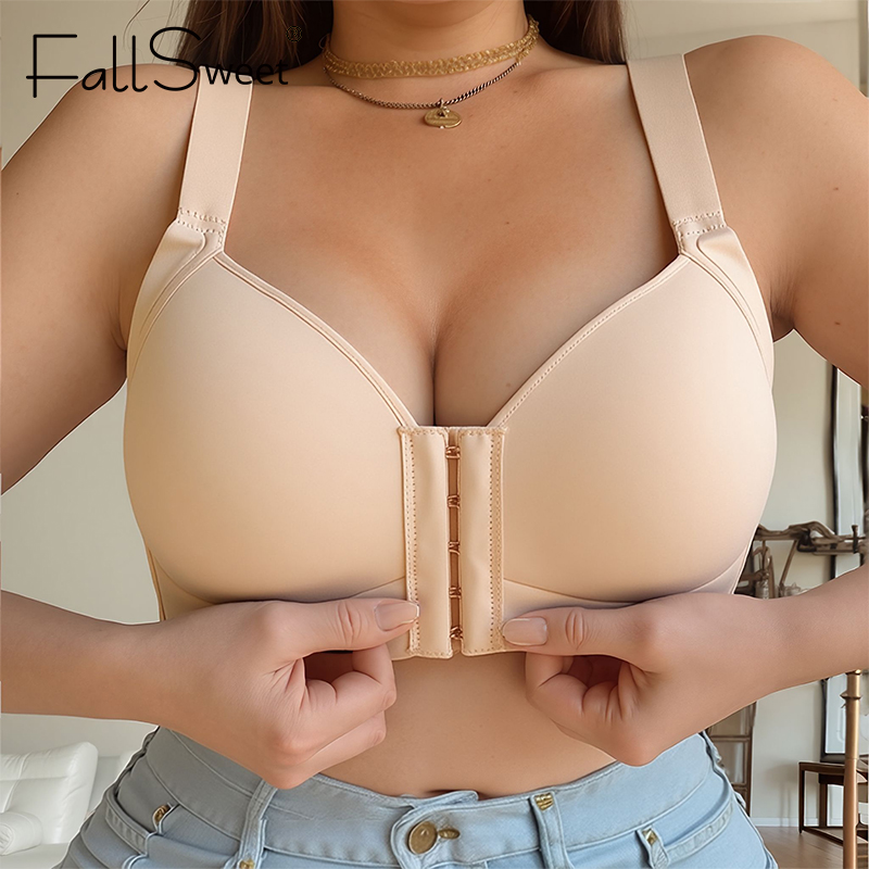 Minimizer Bra Women - FallSweet Bra Tanpa Kawat Ukuran Plus