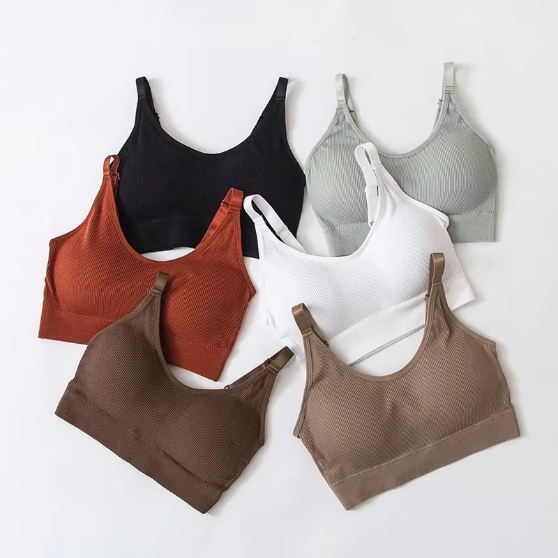 Sleep Bra Bralette - Bra Brassiere tanpa kawat wanita, Beha