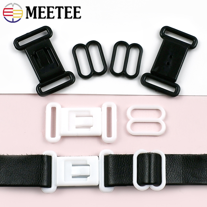 Nursing Bra Clip - 50/100Pcs Meetee Gesper Bra Plastik 12.5mm