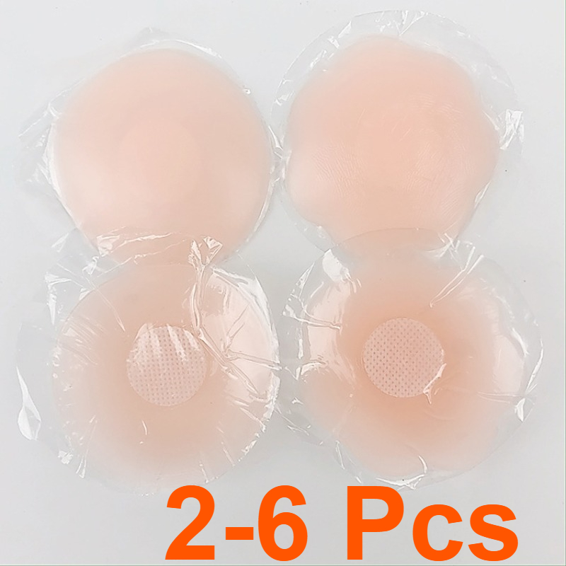 Push Up Bra Silicone - 2-6 Buah Penutup Puting Silikon Wanita