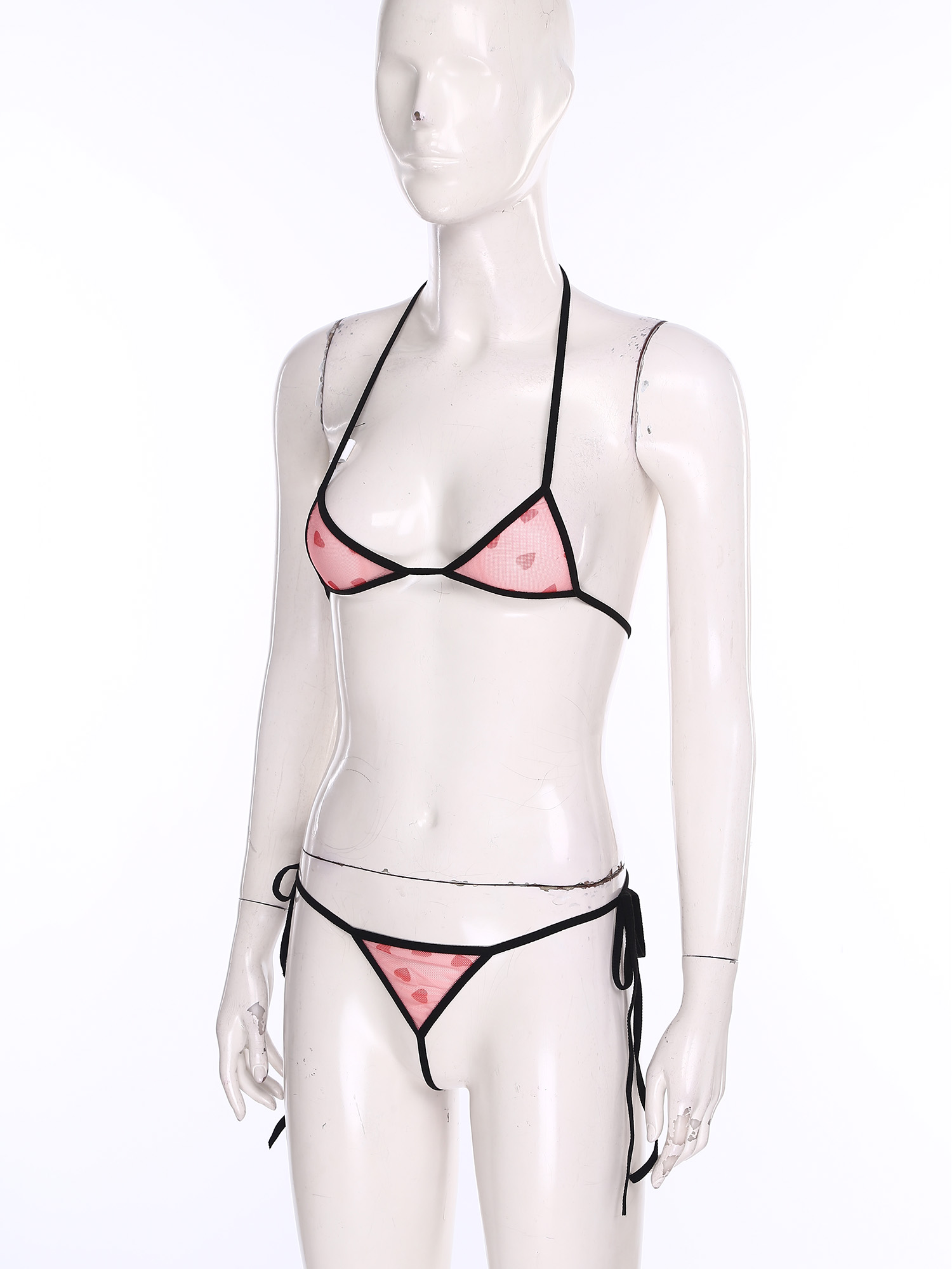 Set Pakaian Dalam Wanita Mikro - Sheer Mesh Bra ulasan dan harga