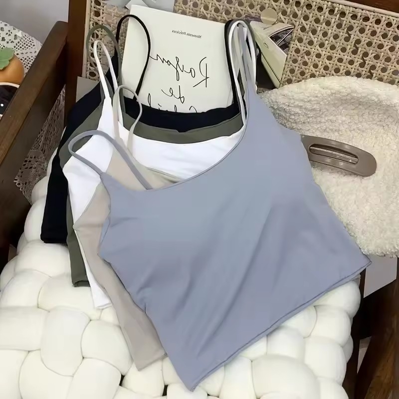 Atasan Bra Kamisol Empuk Sutra - T Shirt Bra Seamless ulasan dan harga