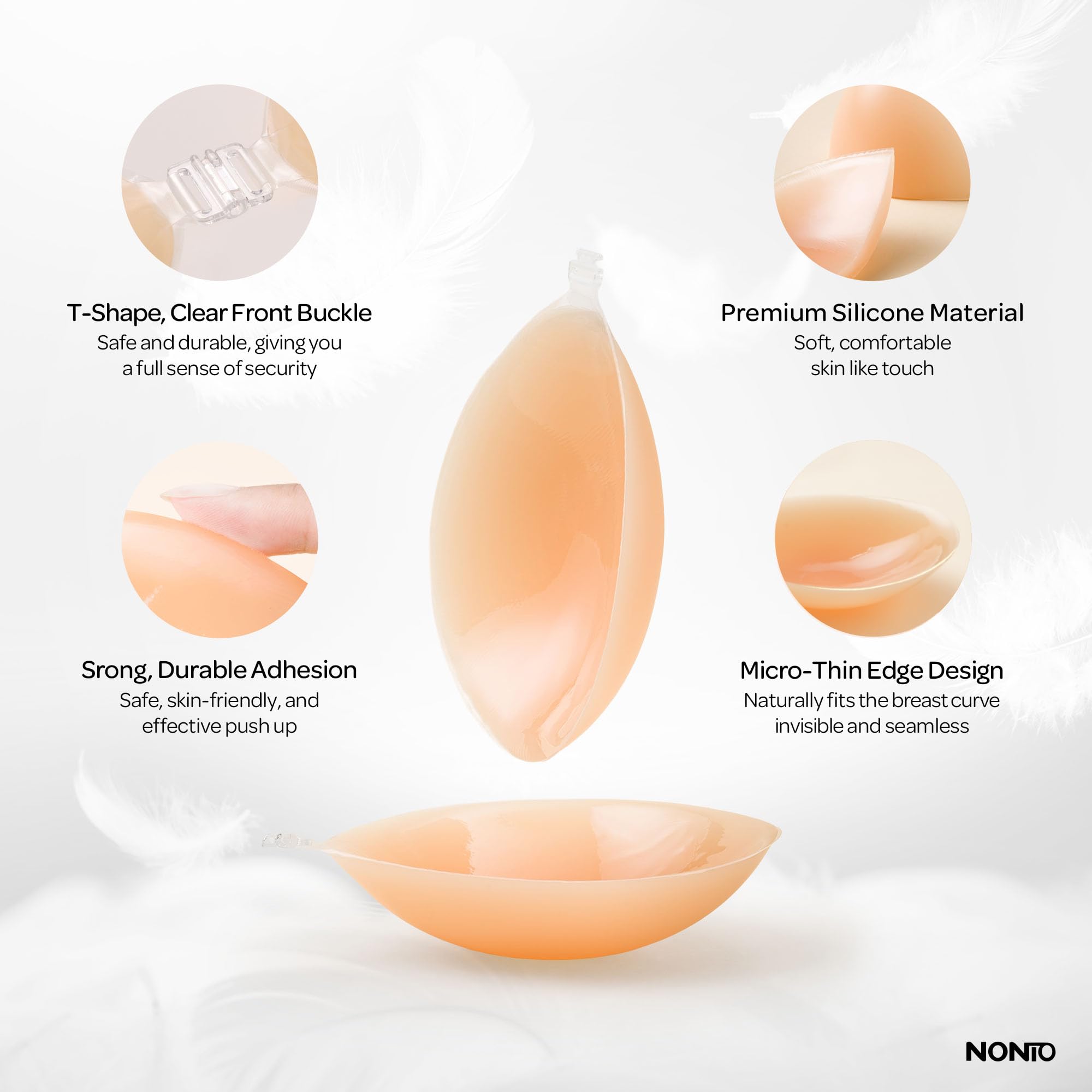 Bra Perekat Tanpa Tali, Lem Pe - Backless Bra Sticky ulasan dan harga