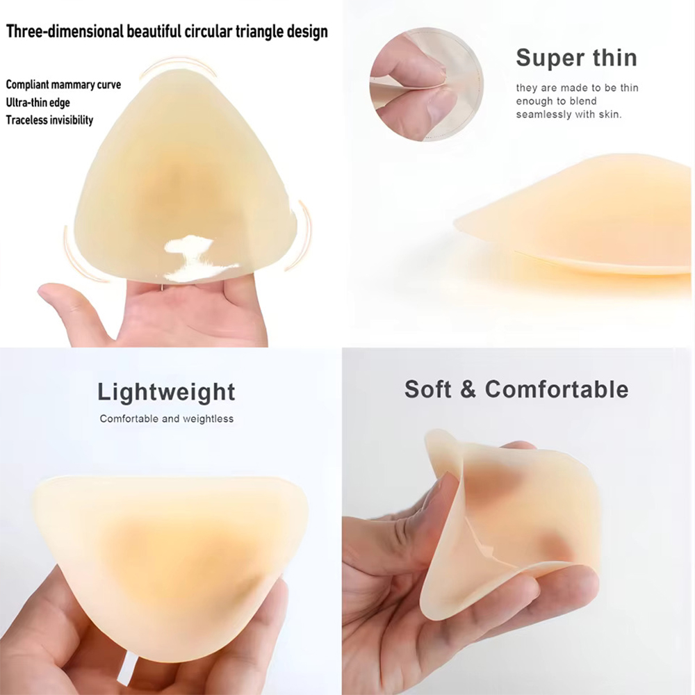 Penutup Puting Segitiga Siliko - Backless Bra Sticky ulasan dan harga
