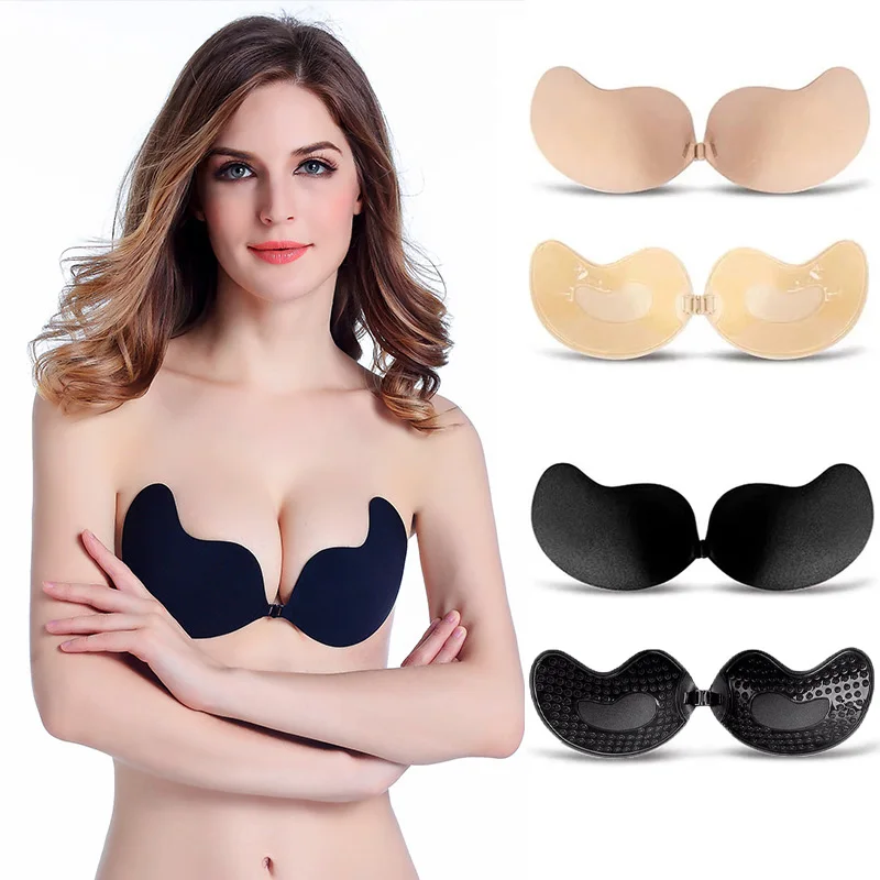 Bra Wanita Seksi Bra Push Up T - Backless Bra Sticky ulasan dan harga