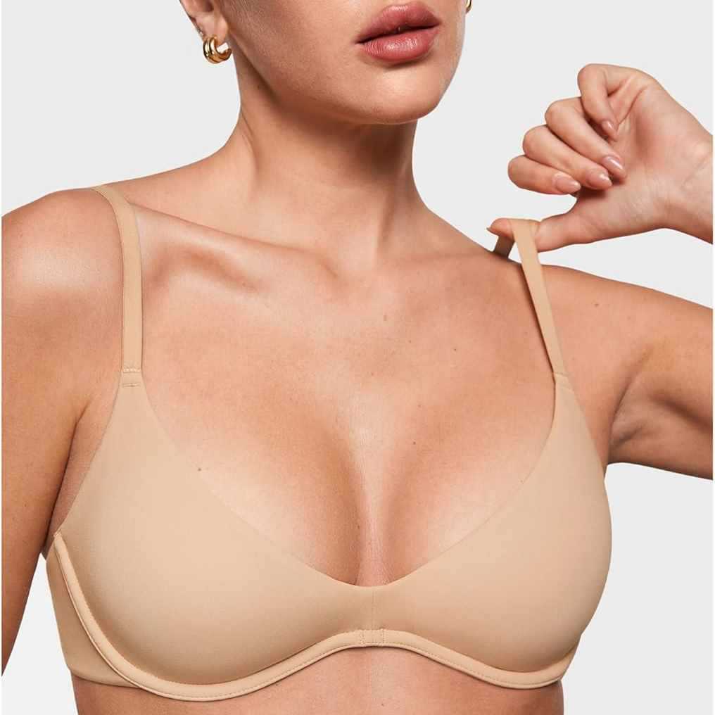 Bra Wanita Deep V Tanpa Bantal - Wirefree Bra Comfort ulasan dan harga
