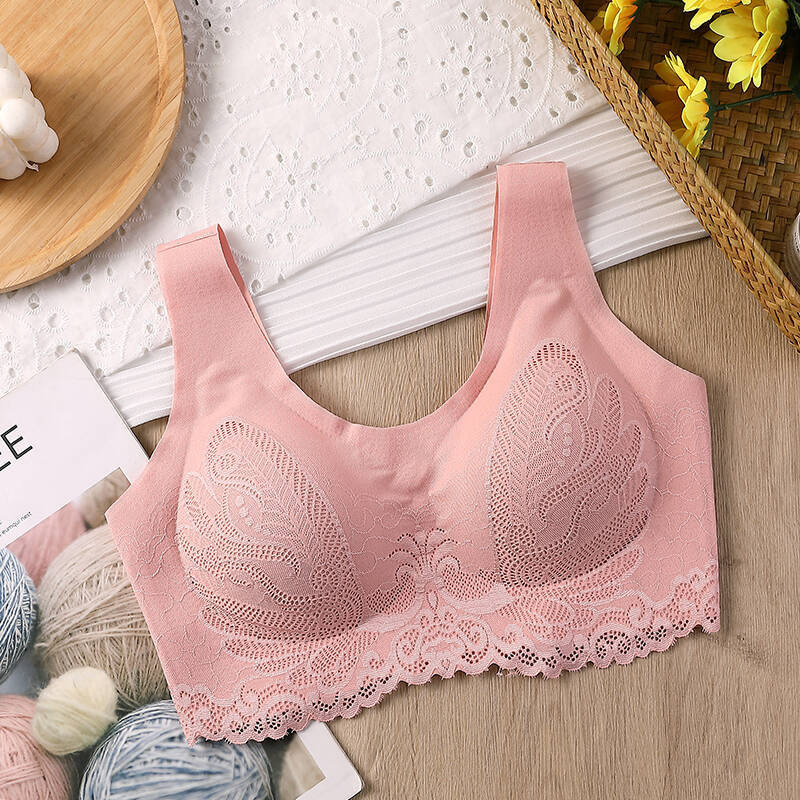 Bra lateks bernapas tanpa keli - Lace Bralette Set ulasan dan harga