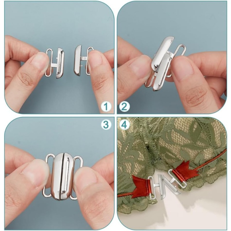 12 Set 3 warna tutup depan Bik - Nursing Bra Clip ulasan dan harga