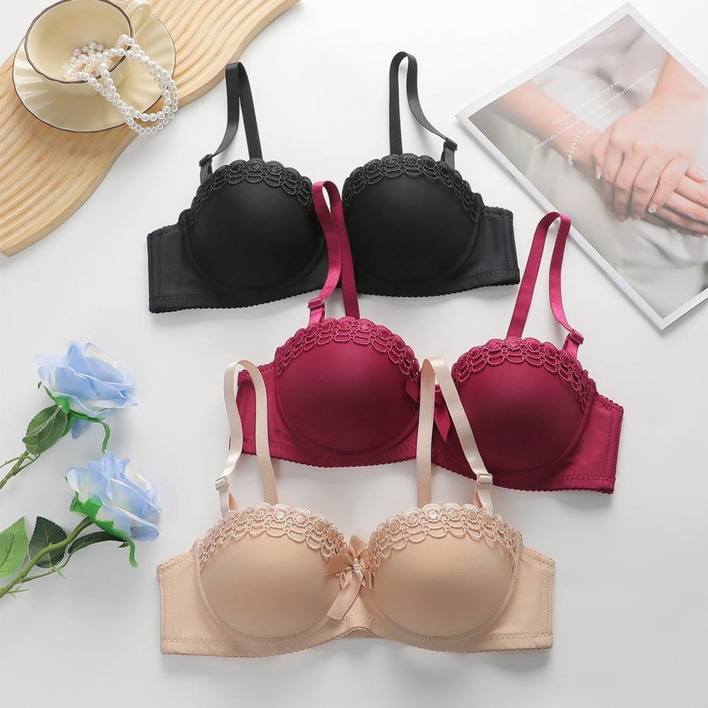Bralette Renda Nilon untuk Wan - Demi Bra Balconette ulasan dan harga