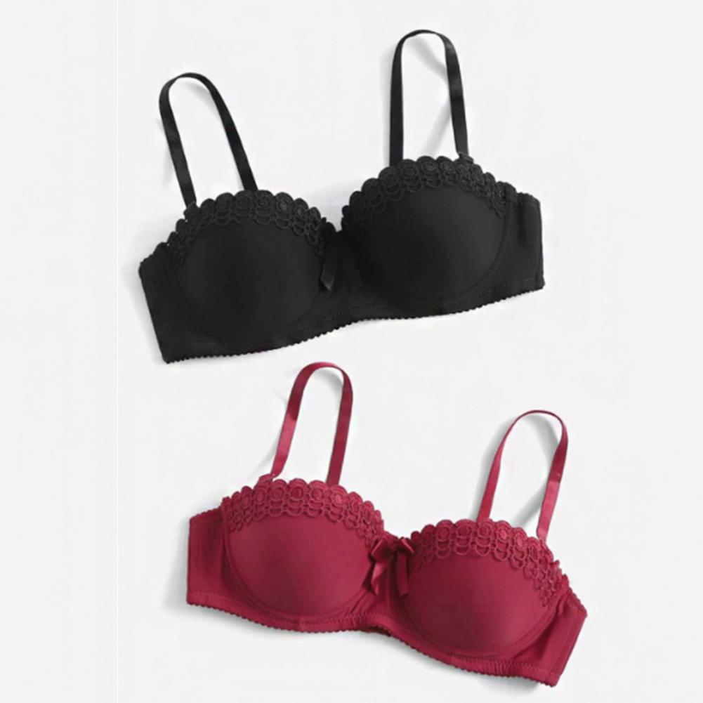 Bralette Renda Nilon untuk Wan - Demi Bra Balconette ulasan dan harga