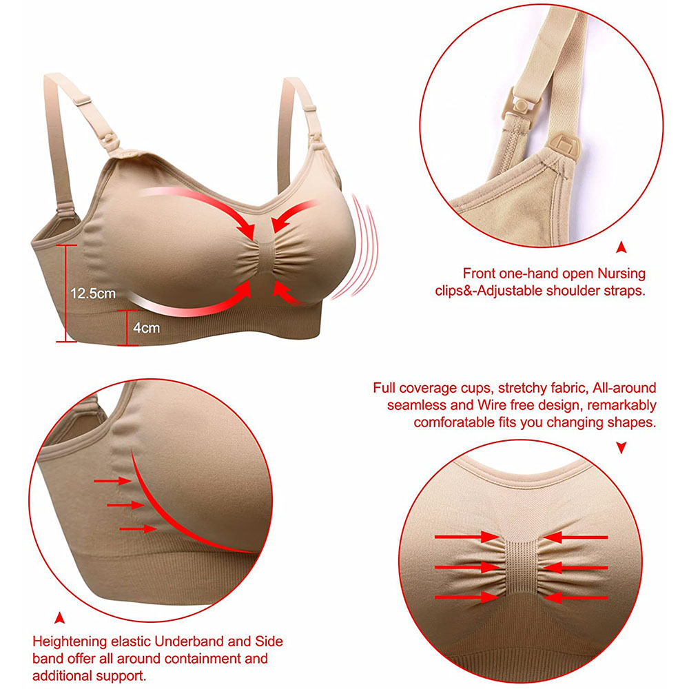 Bra ibu menyusui ibu hamil, Br - Sleep Bra Bralette ulasan dan harga