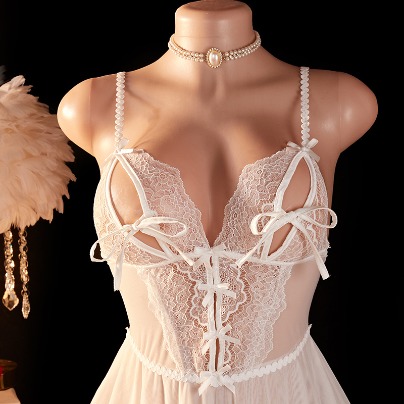 Lingerie Wanita Transparan Sek - Lace Bralette Set ulasan dan harga
