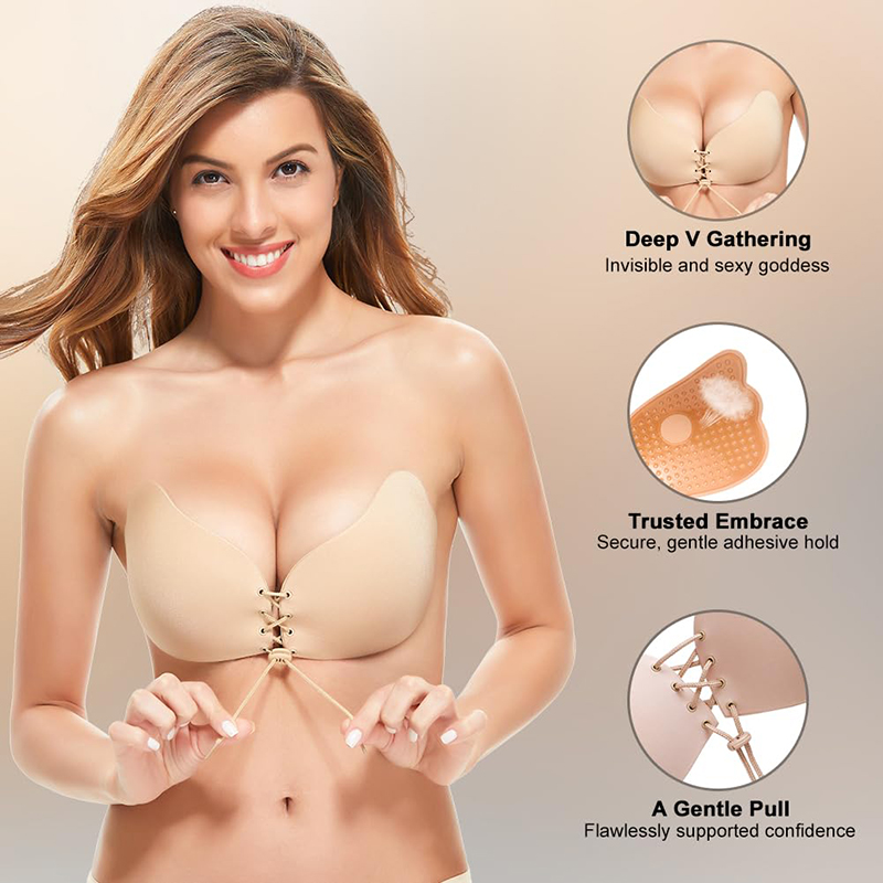 1/2 Pasang Bra Tanpa Tali Pung - Minimizer Bra Women ulasan dan harga