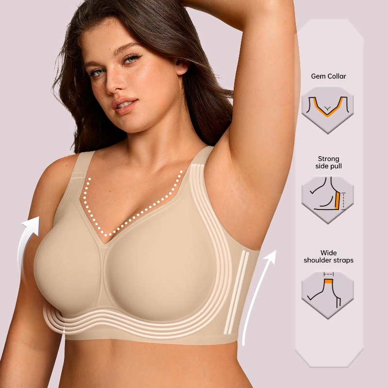 Bra Jelly Tanpa Kawat Ukuran B - Full Coverage Bra ulasan dan harga