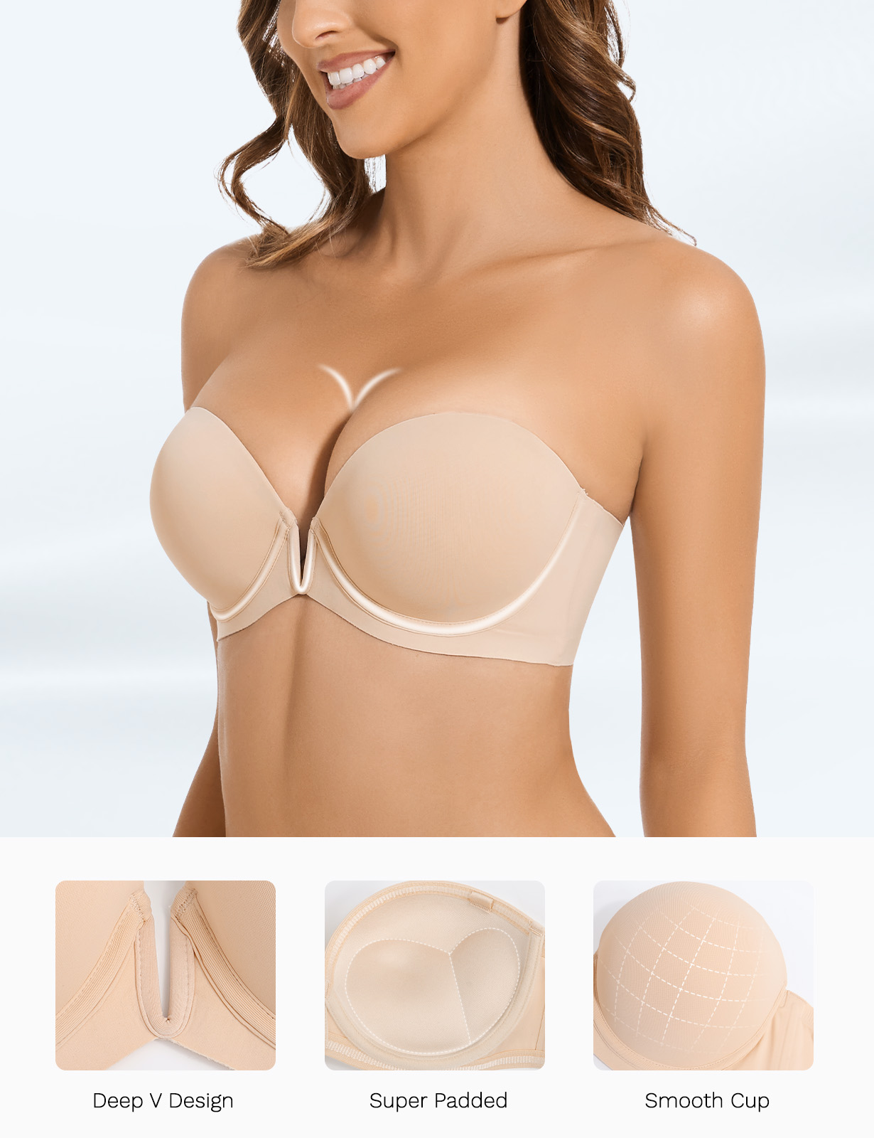 Bra Baru Push Up Underwire Ult - Convertible Bra Multiway ulasan dan harga
