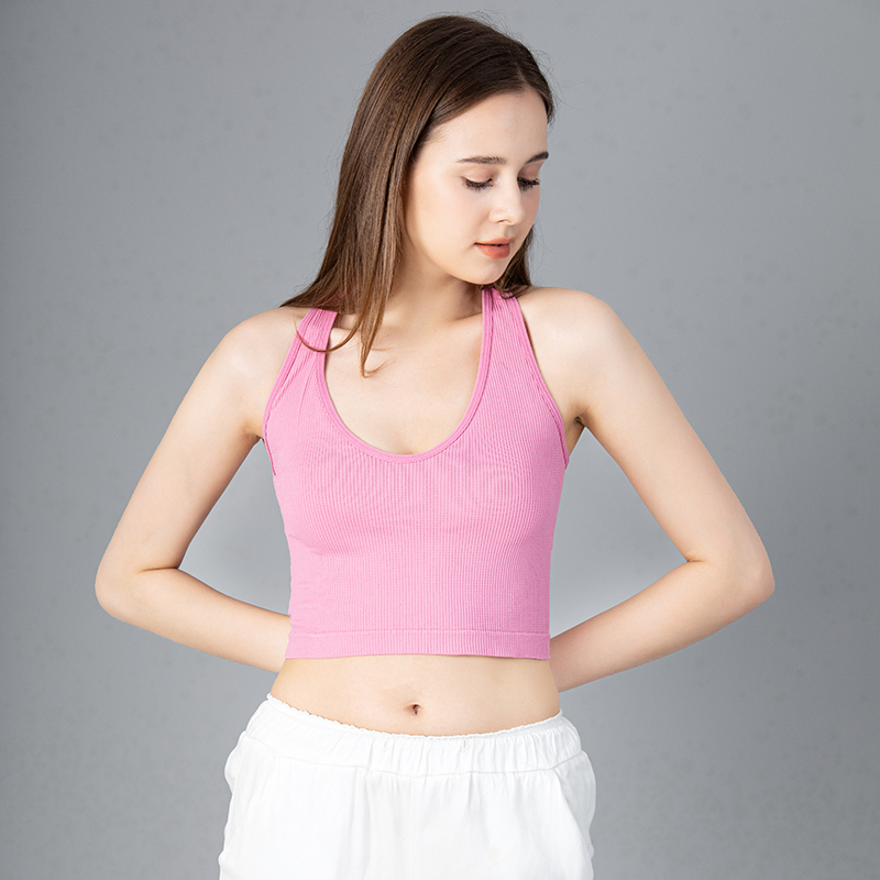 Atasan kerah Halter pakaian da - T Shirt Bra Seamless ulasan dan harga
