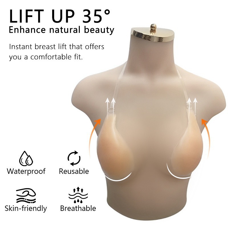 1 Buah Bra Silikon Tak Terliha - Push Up Bra Silicone ulasan dan harga