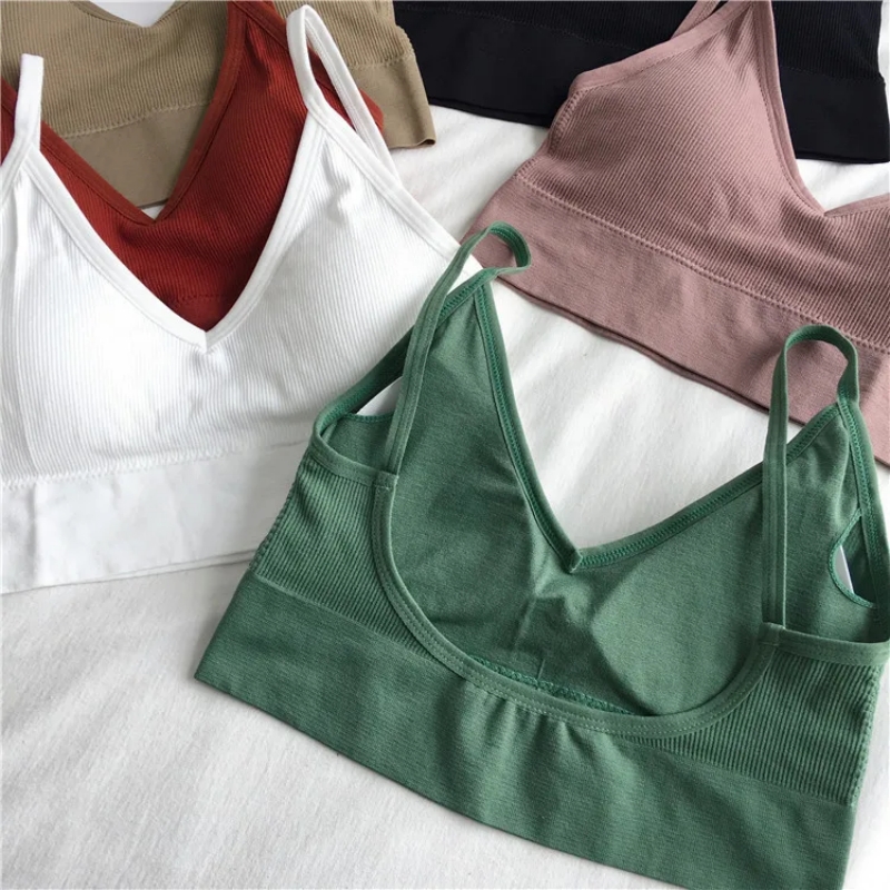 Bra Atasan Crop Seksi Wanita A - T Shirt Bra Seamless ulasan dan harga