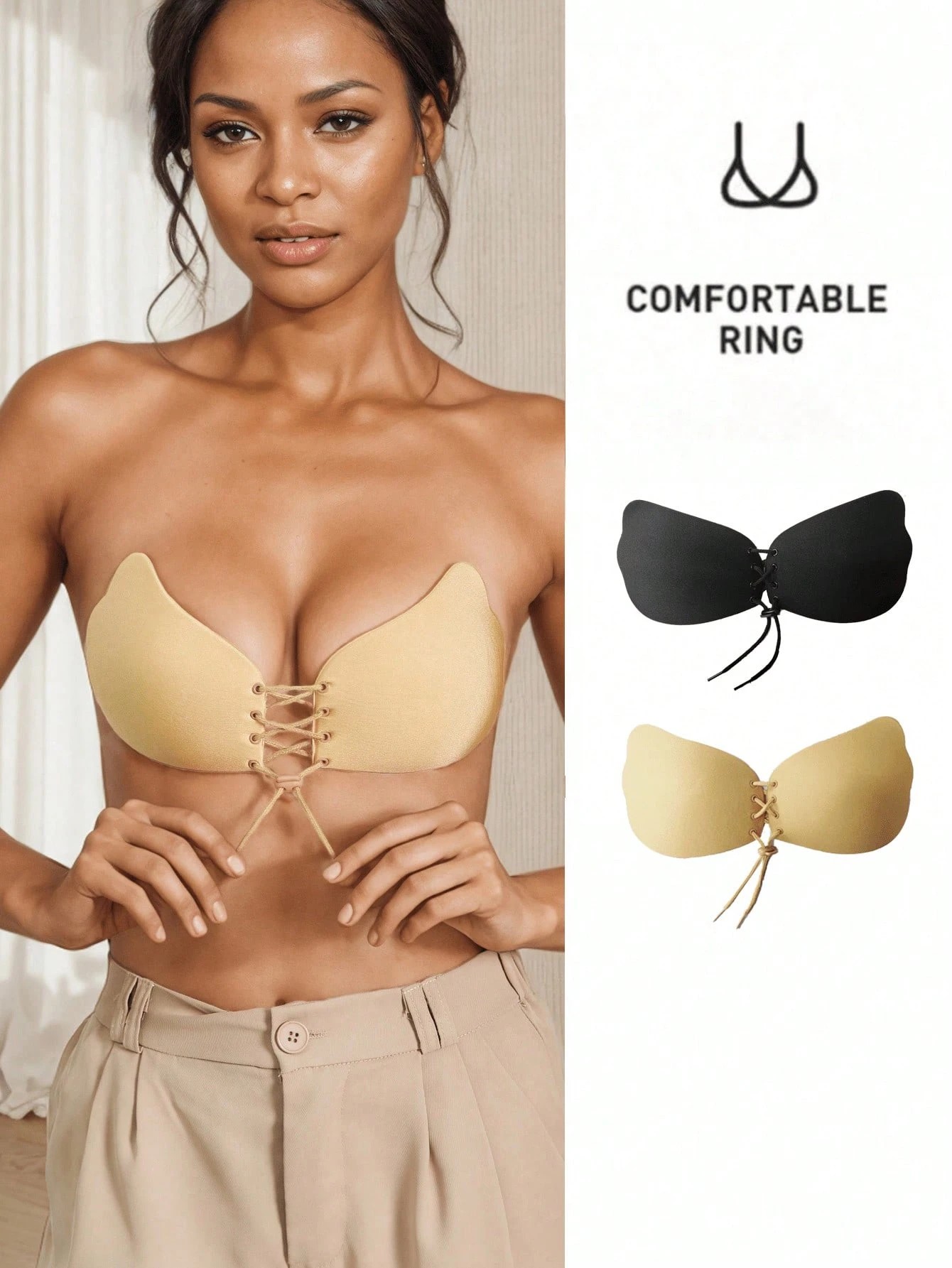 1 Buah Bra Lengket, Bra Tanpa  - Backless Bra Sticky ulasan dan harga