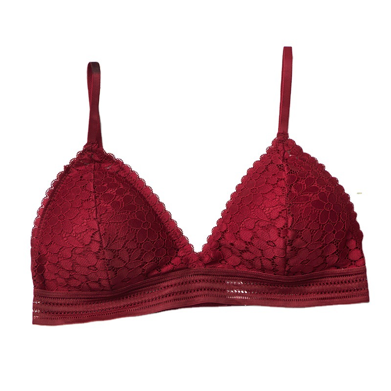 Bra Wanita 2026 Model Segitiga - Lace Bralette Set ulasan dan harga