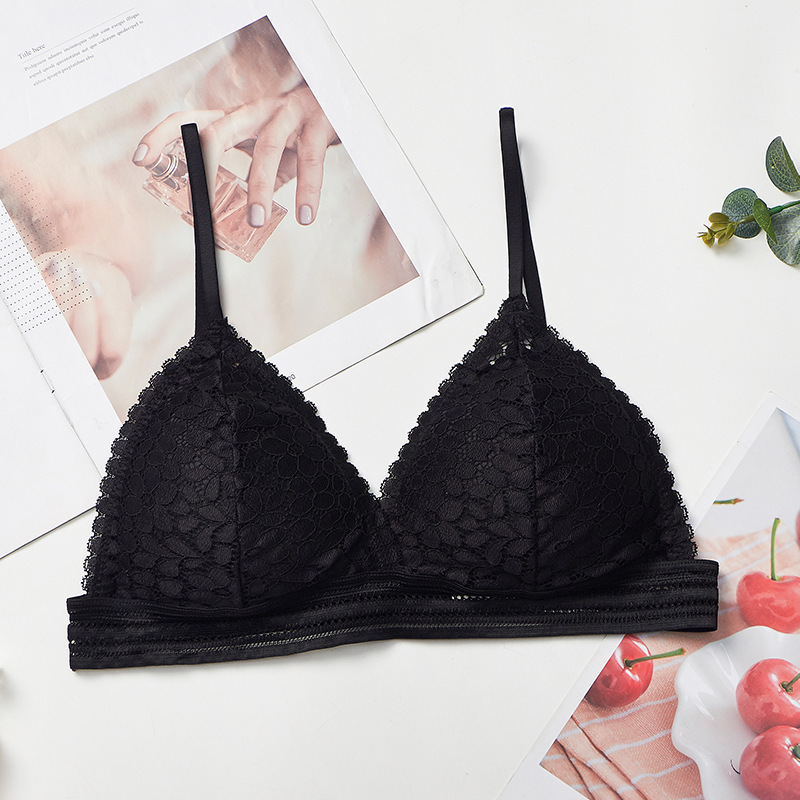 Bra Wanita 2026 Model Segitiga - Lace Bralette Set ulasan dan harga