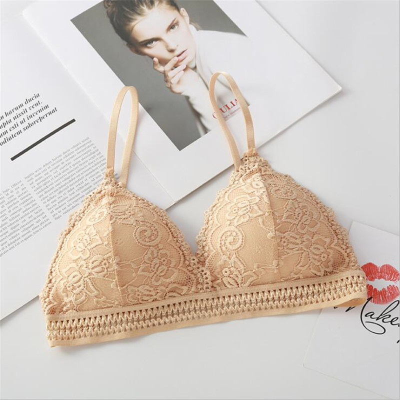 Bra Wanita 2026 Model Segitiga - Lace Bralette Set ulasan dan harga