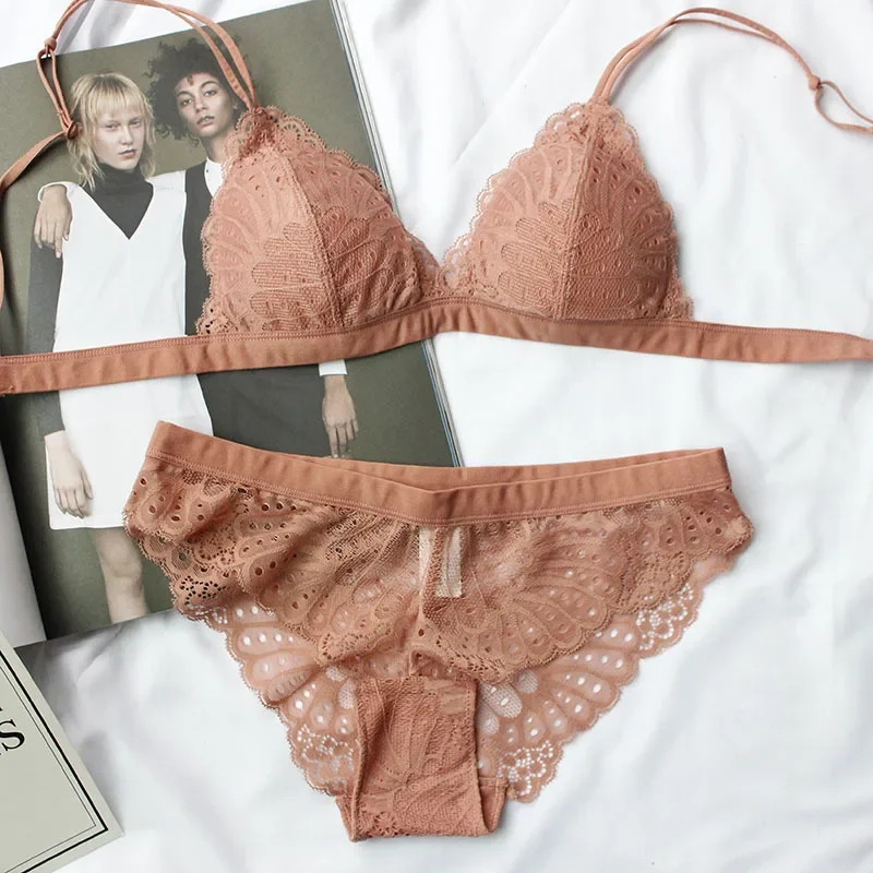 KUCLUTfull lace triangle cup s - Sleep Bra Bralette ulasan dan harga