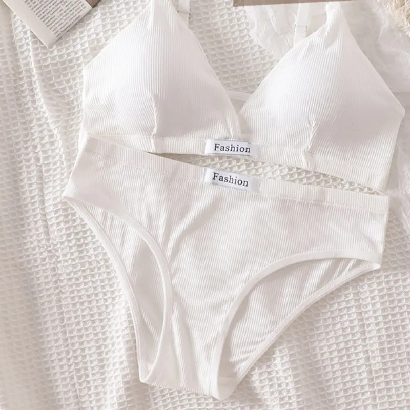 Set Bra katun wanita, celana d - Cotton Bra Everyday ulasan dan harga